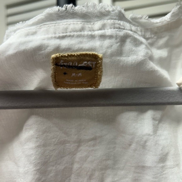 NWOT Free People white x free est darcy mini dress - Picture 2 of 3